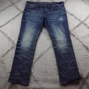 American Eagle Outfitters slim straight leg jeans men's size 38x32
